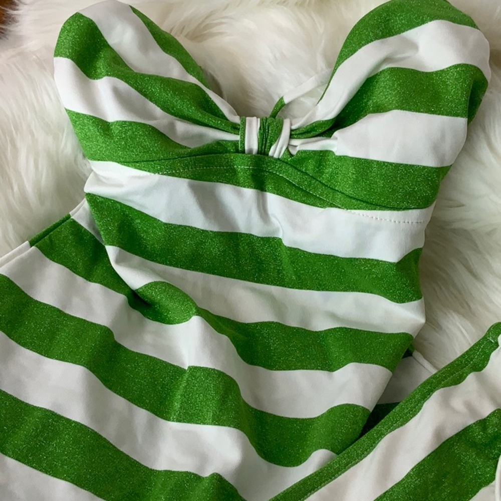 First Kiss Tankini Swim Suit Stripe #G1